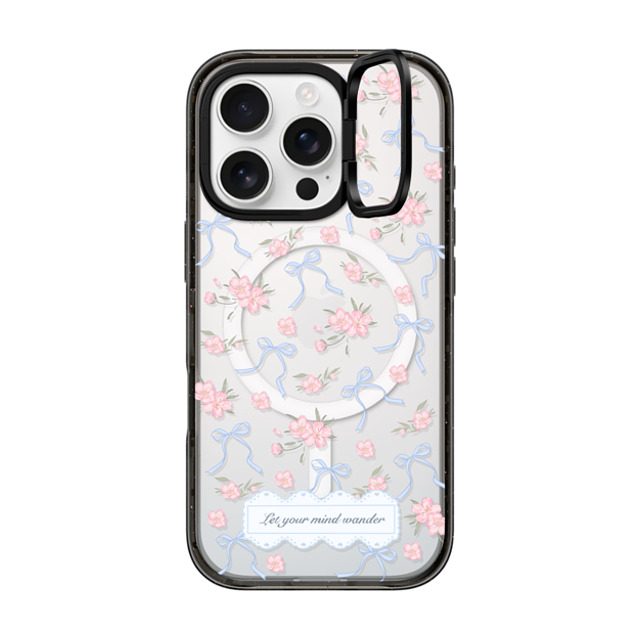 CASETiFY iPhone 16 Pro ケース ブラック インパクトリングスタンドケース MagSafe対応 Let Your Mind Wander hi forest Back to School CASETiFY iPhone 16 Pro ケース ブラック インパクトリングスタンドケース MagSafe対応 Let Your Mind Wander hi forest Back to School