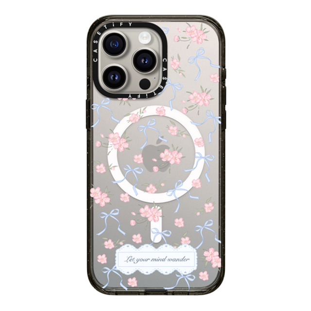 CASETiFY iPhone 15 Pro Max ケース ブラック インパクトケース MagSafe対応 Let Your Mind Wander hi forest Back to School CASETiFY iPhone 15 Pro Max ケース ブラック インパクトケース MagSafe対応 Let Your Mind Wander hi forest Back to School