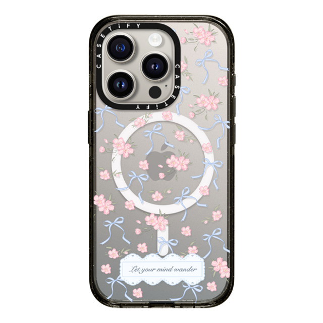 CASETiFY iPhone 15 Pro ケース ブラック インパクトケース MagSafe対応 Let Your Mind Wander hi forest Back to School CASETiFY iPhone 15 Pro ケース ブラック インパクトケース MagSafe対応 Let Your Mind Wander hi forest Back to School