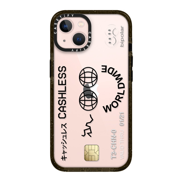 Ignorance1 x CASETiFY iPhone 13 ケース ブラック インパクトケース Cashless Card