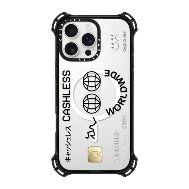 Ignorance1 x CASETiFY iPhone 16 Pro Max ケース ブラック バウンスケース Cashless Card