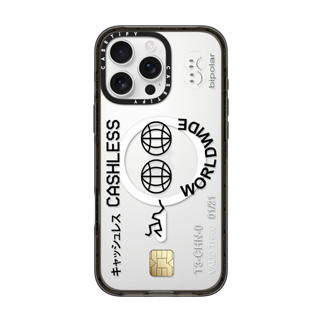 Ignorance1 x CASETiFY iPhone 16 Pro Max ケース ブラック インパクトケース MagSafe対応 Cashless Card