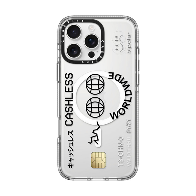 Ignorance1 x CASETiFY iPhone 16 Pro Max ケース クリア クリア ケース MagSafe対応 Cashless Card