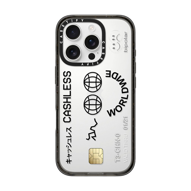 Ignorance1 x CASETiFY iPhone 16 Pro ケース ブラック インパクトケース Cashless Card