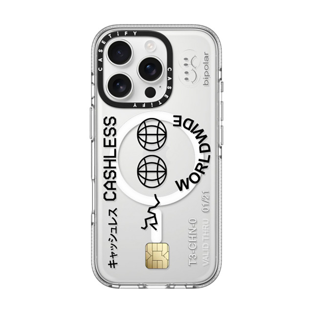 Ignorance1 x CASETiFY iPhone 16 Pro ケース クリア クリア ケース MagSafe対応 Cashless Card