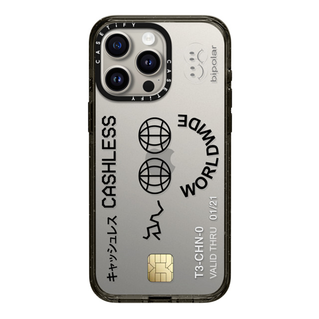 Ignorance1 x CASETiFY iPhone 15 Pro Max ケース ブラック インパクトケース Cashless Card