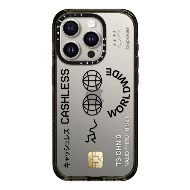 Ignorance1 x CASETiFY iPhone 15 Pro ケース ブラック インパクトケース Cashless Card