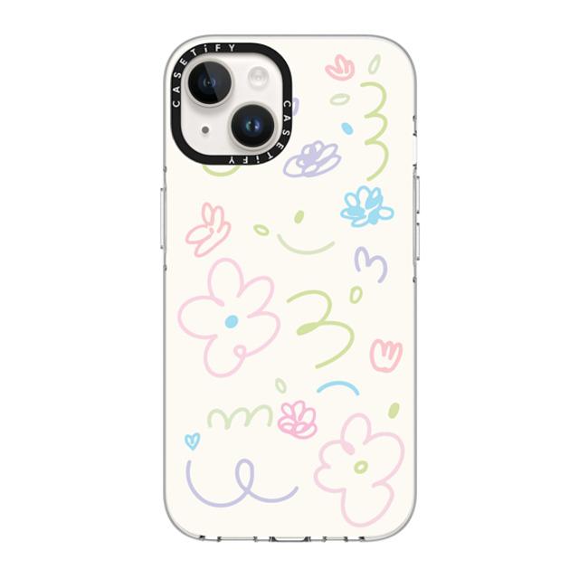 Sebastian Sochan x CASETiFY iPhone 14 Case Clear Clear Case MagSafe Compatible Summer Flowers Sebastian Sochan x CASETiFY iPhone 14 Case Clear Clear Case MagSafe Compatible Summer Flowers