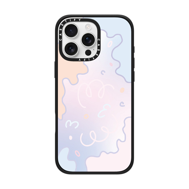 Sebastian Sochan x CASETiFY iPhone 16 Pro Max Case Pattern,Pastel マットブラック Impact Case MagSafe Compatible Pastel Gradient Mother's Day Sebastian Sochan x CASETiFY iPhone 16 Pro Max Case Pattern,Pastel マットブラック Impact Case MagSafe Compatible Pastel Gradient Mother's Day