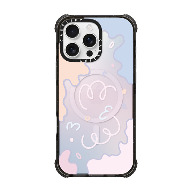 Sebastian Sochan x CASETiFY iPhone 16 Pro Max Case Black ウルトラ インパクトケース MagSafe 対応 Transparent Pastel Gradient Sebastian Sochan x CASETiFY iPhone 16 Pro Max Case Black ウルトラ インパクトケース MagSafe 対応 Transparent Pastel Gradient