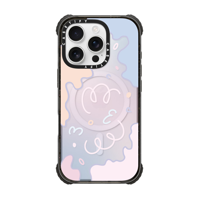 Sebastian Sochan x CASETiFY iPhone 16 Pro Case Black ウルトラ インパクトケース MagSafe 対応 Transparent Pastel Gradient Sebastian Sochan x CASETiFY iPhone 16 Pro Case Black ウルトラ インパクトケース MagSafe 対応 Transparent Pastel Gradient