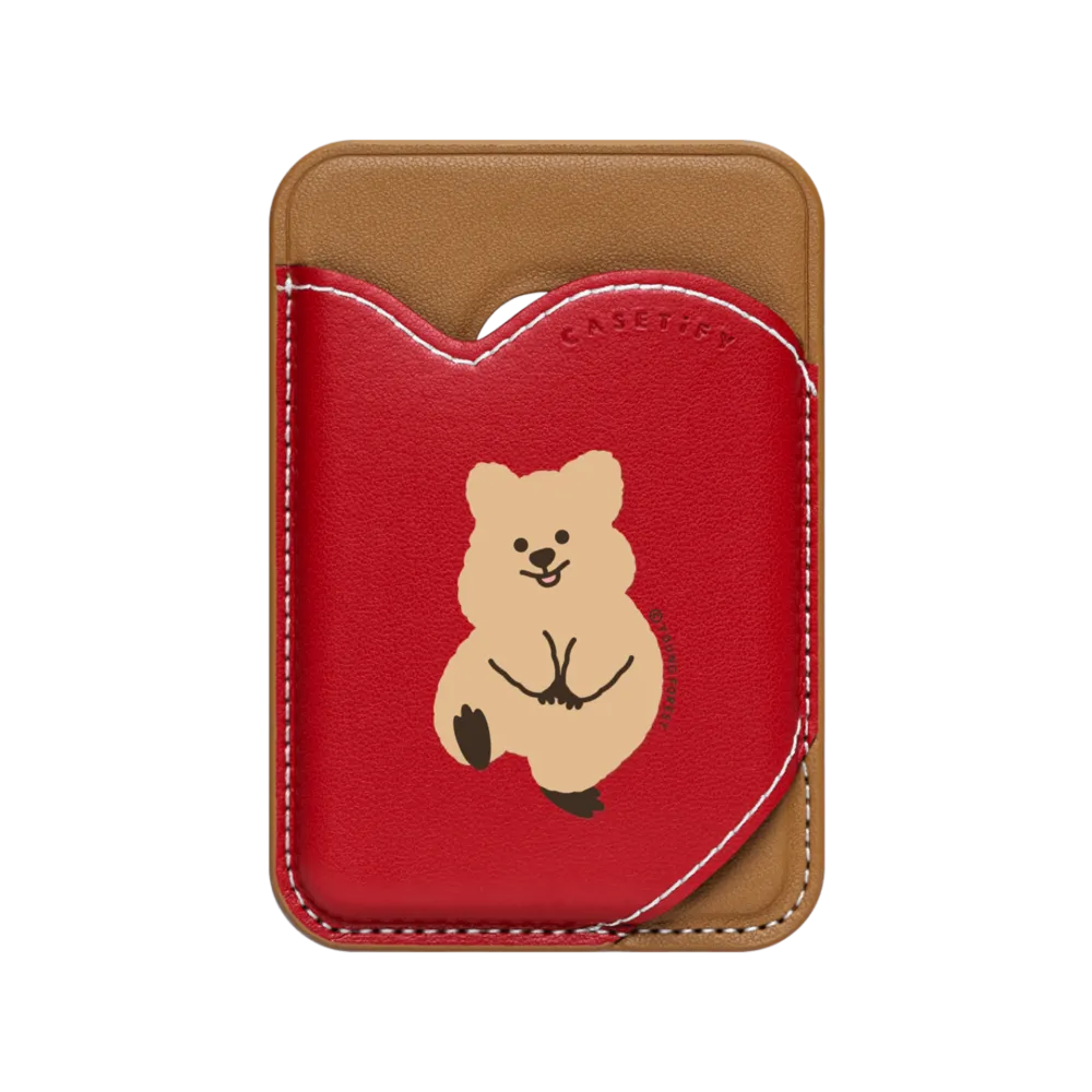 Snappy™ BioVeg Heart Wallet MagSafe Compatible - Aren't I cute KKOTKA
