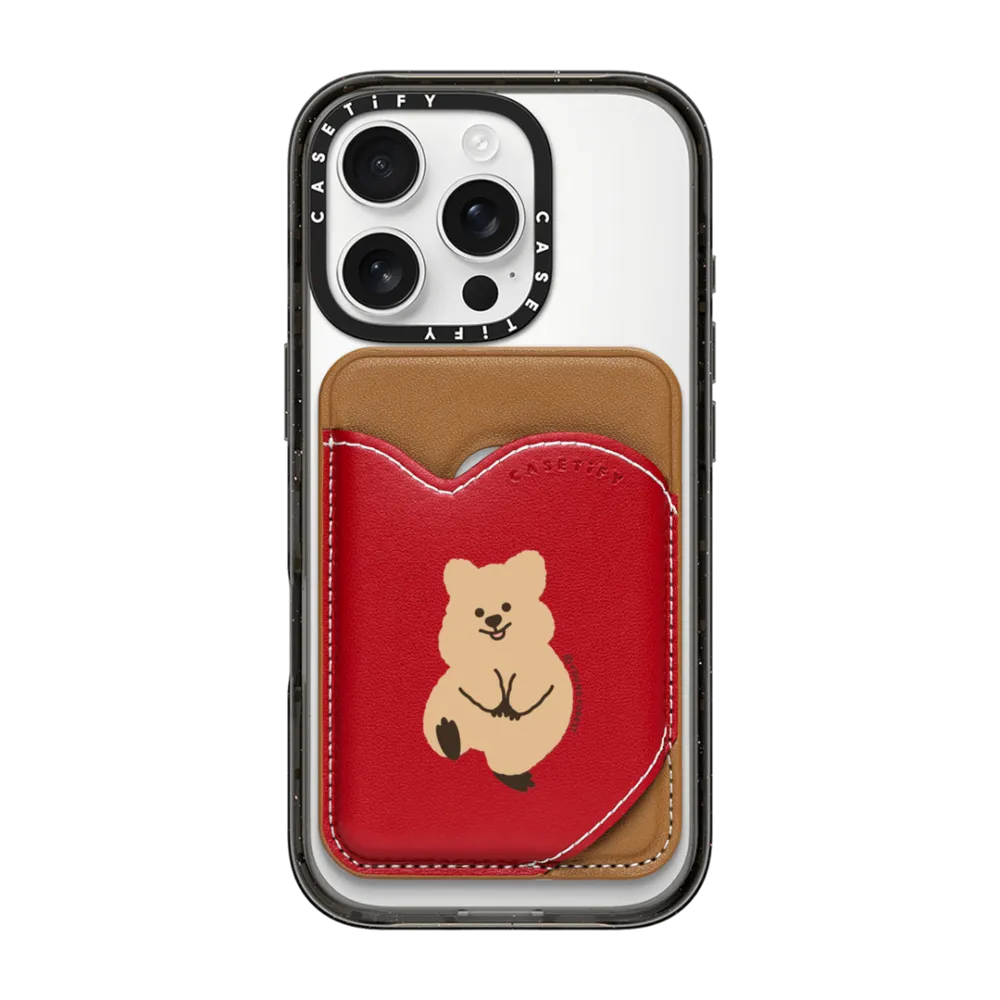 Snappy™ BioVeg Heart Wallet MagSafe Compatible - Aren't I cute KKOTKA
