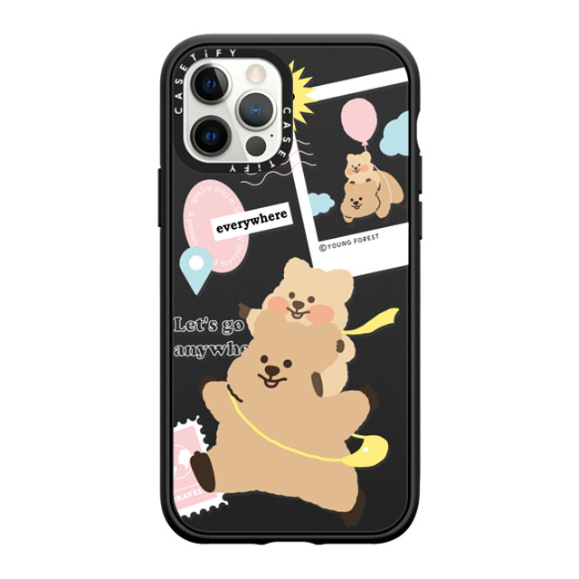 YOUNG FOREST x CASETiFY iPhone 12 Pro Case Animal,Cartoon マットブラック インパクトケース Love the Freedom KKOTKA Mother's Day YOUNG FOREST x CASETiFY iPhone 12 Pro Case Animal,Cartoon マットブラック インパクトケース Love the Freedom KKOTKA Mother's Day