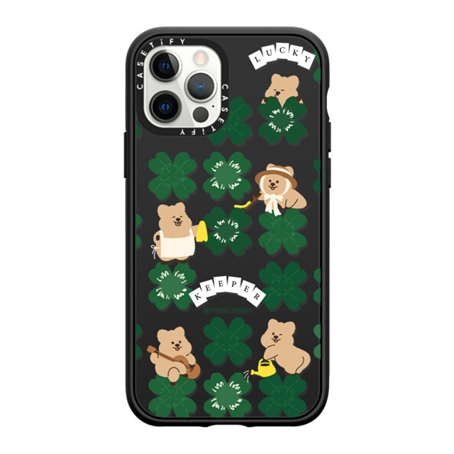 YOUNG FOREST x CASETiFY iPhone 12 Pro Case Matte Black Impact Case KKOTKA is lucky keeper Father's Day YOUNG FOREST x CASETiFY iPhone 12 Pro Case Matte Black Impact Case KKOTKA is lucky keeper Father's Day