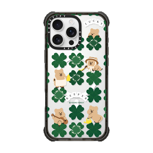 YOUNG FOREST x CASETiFY iPhone 16 Pro Max ケース ブラック ウルトラ インパクトケース MagSafe 対応 KKOTKA is lucky keeper Father's Day YOUNG FOREST x CASETiFY iPhone 16 Pro Max ケース ブラック ウルトラ インパクトケース MagSafe 対応 KKOTKA is lucky keeper Father's Day