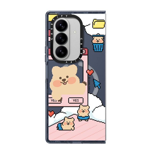 YOUNG FOREST x CASETiFY Galaxy Z Fold7 Case ネイビー マグネット式 インパクトケース Yes or Yes BABY KKOTKA (Retail Exclusive) New iPhone YOUNG FOREST x CASETiFY Galaxy Z Fold7 Case ネイビー マグネット式 インパクトケース Yes or Yes BABY KKOTKA (Retail Exclusive) New iPhone