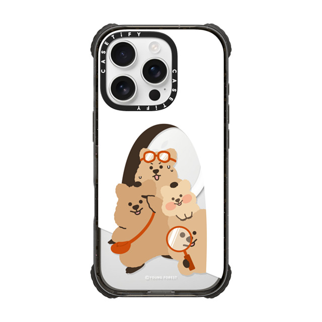 YOUNG FOREST x CASETiFY iPhone 16 Pro Case Black ウルトラ インパクトケース MagSafe 対応 KKOTKA's new quest YOUNG FOREST x CASETiFY iPhone 16 Pro Case Black ウルトラ インパクトケース MagSafe 対応 KKOTKA's new quest