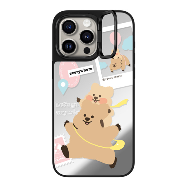 YOUNG FOREST x CASETiFY iPhone 15 Pro Max Case Animal,Cartoon Silver on Black ミラー リングスタンドケース MagSafe対応 Love the Freedom KKOTKA Mother's Day YOUNG FOREST x CASETiFY iPhone 15 Pro Max Case Animal,Cartoon Silver on Black ミラー リングスタンドケース MagSafe対応 Love the Freedom KKOTKA Mother's Day