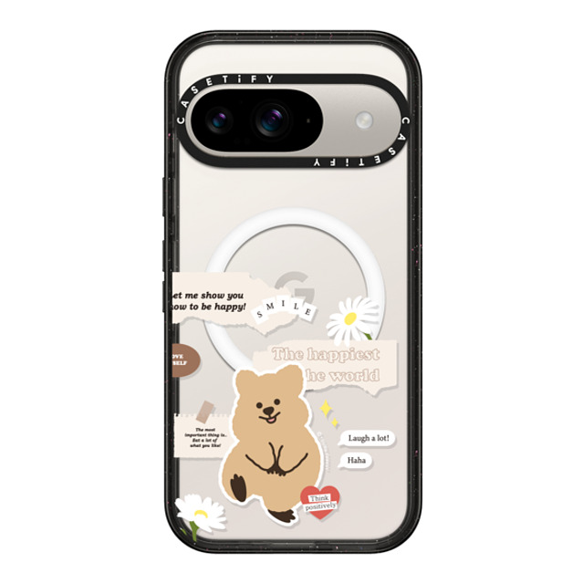 YOUNG FOREST x CASETiFY Pixel 9 ケース Cartoon ブラック マグネット式 インパクトケース Happiest KKOTKA in the world Back to School YOUNG FOREST x CASETiFY Pixel 9 ケース Cartoon ブラック マグネット式 インパクトケース Happiest KKOTKA in the world Back to School