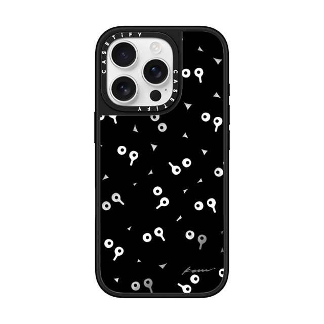 Ryuji Kamiyama x CASETiFY iPhone 16 Pro Case Cartoon,Pattern Silver on Black ミラーケース MagSafe対応 Ratface Phone cases Back to School Ryuji Kamiyama x CASETiFY iPhone 16 Pro Case Cartoon,Pattern Silver on Black ミラーケース MagSafe対応 Ratface Phone cases Back to School