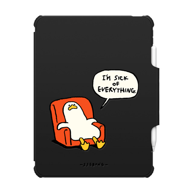 SSEBONG x CASETiFY iPad Air 11-inch (M2/M3) Animal,Cartoon Black インパクト フォリオ ケース MELTING DUCK Father's Day SSEBONG x CASETiFY iPad Air 11-inch (M2/M3) Animal,Cartoon Black インパクト フォリオ ケース MELTING DUCK Father's Day