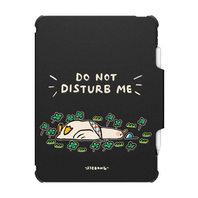 SSEBONG x CASETiFY iPad Pro 12.9-inch (第5/6世代) Animal,Cartoon Black インパクト フォリオ ケース Do not disturb me Father's Day SSEBONG x CASETiFY iPad Pro 12.9-inch (第5/6世代) Animal,Cartoon Black インパクト フォリオ ケース Do not disturb me Father's Day