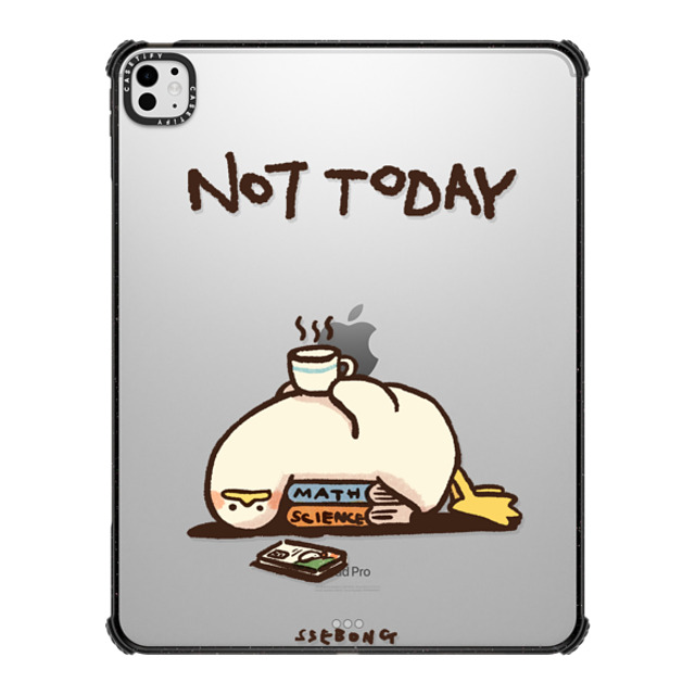 "SSEBONG x CASETiFY iPad Pro 13" (M4) Animal,Cartoon ブラック iPad インパクト ケース NOT TODAY Back to School" "SSEBONG x CASETiFY iPad Pro 13" (M4) Animal,Cartoon ブラック iPad インパクト ケース NOT TODAY Back to School"