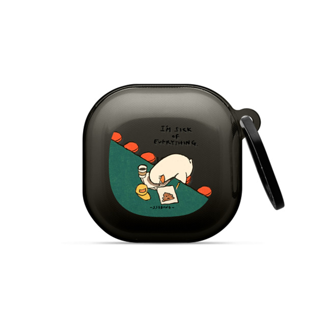 SSEBONG x CASETiFY Galaxy Buds2 Black インパクトケース I'm sick of everything Father's Day SSEBONG x CASETiFY Galaxy Buds2 Black インパクトケース I'm sick of everything Father's Day