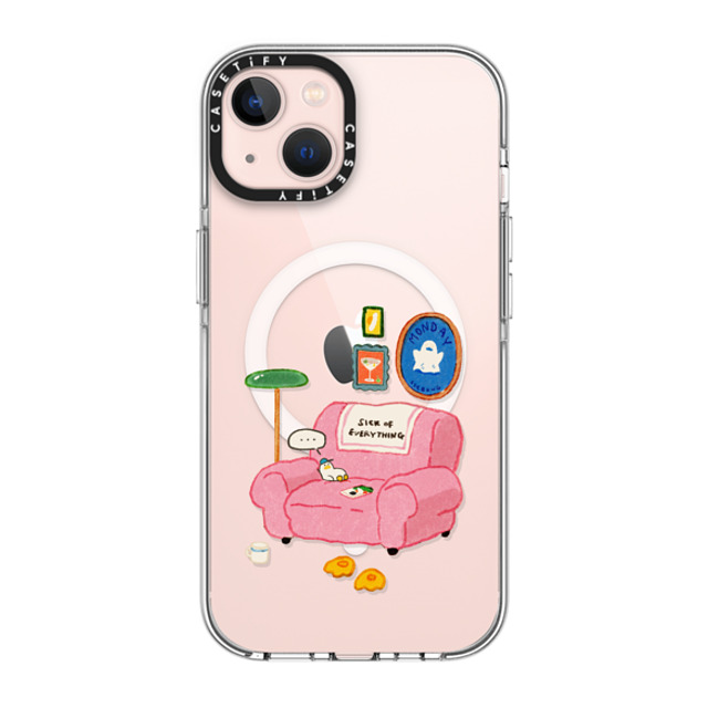 SSEBONG x CASETiFY iPhone 13 ケース クリア クリア ケース MagSafe対応 Tiny duck