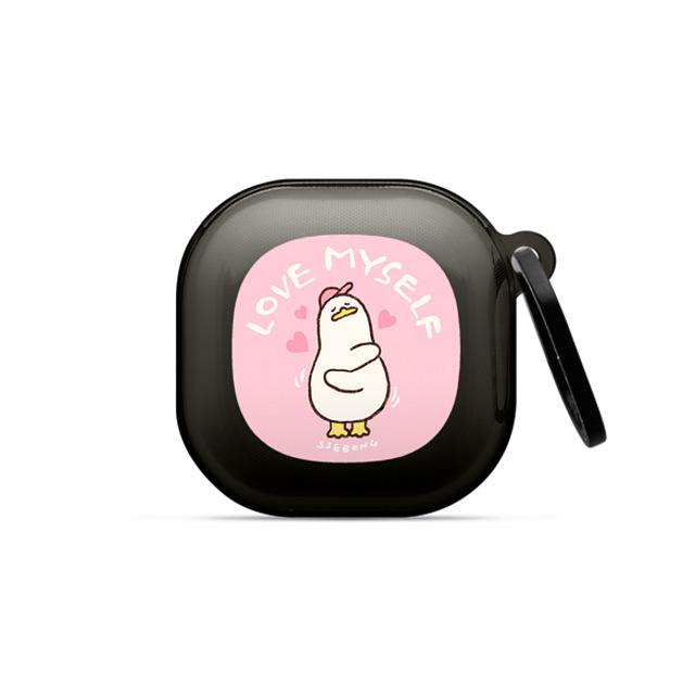 SSEBONG x CASETiFY Galaxy Buds Live Animal,Cartoon Black インパクトケース Love myself Father's Day SSEBONG x CASETiFY Galaxy Buds Live Animal,Cartoon Black インパクトケース Love myself Father's Day