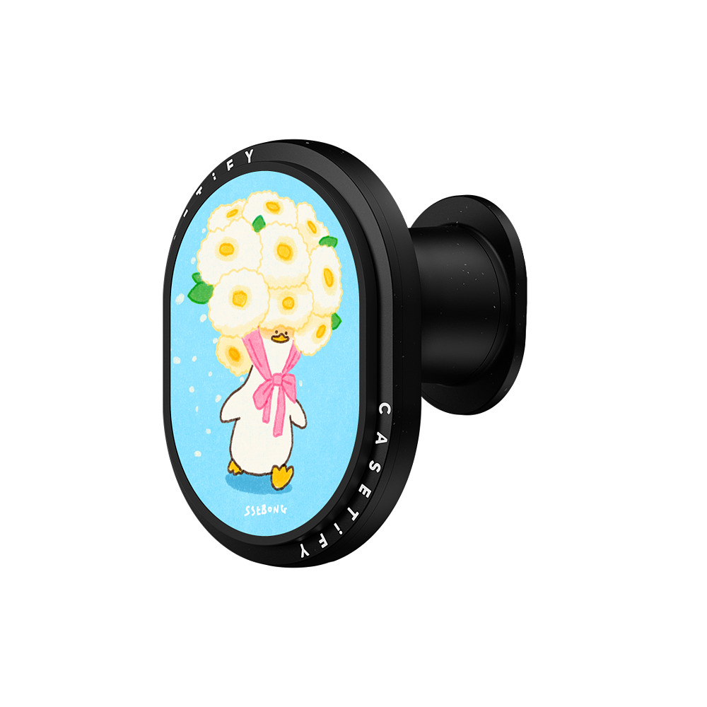 SSEBONG x CASETiFY 車載用マグネット式ワイヤレス充電器 Black PowerThru Wireless Car Charger MagSafe Compatible Flower duck SSEBONG x CASETiFY 車載用マグネット式ワイヤレス充電器 Black PowerThru Wireless Car Charger MagSafe Compatible Flower duck