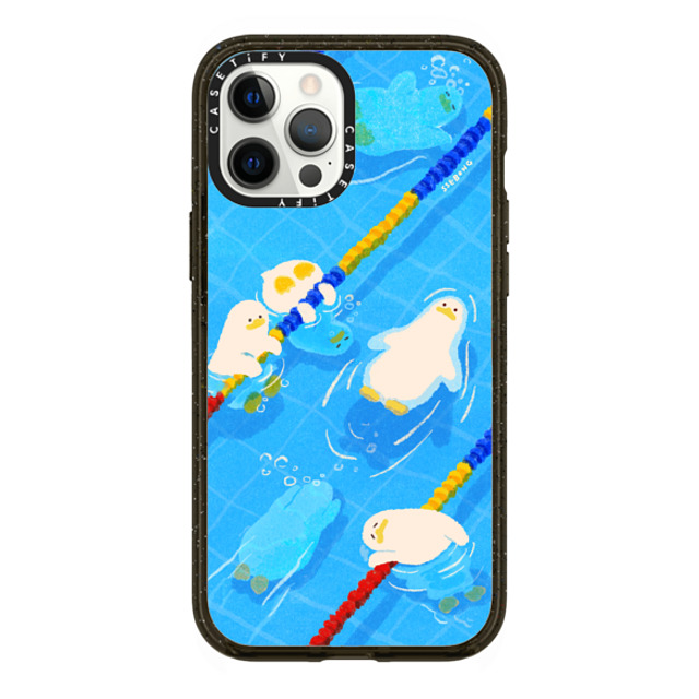 SSEBONG x CASETiFY iPhone 12 Pro Max Case Animal,Cartoon Black Impact Case POOL time Mother's Day SSEBONG x CASETiFY iPhone 12 Pro Max Case Animal,Cartoon Black Impact Case POOL time Mother's Day