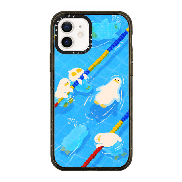 SSEBONG x CASETiFY iPhone 12 Case Animal,Cartoon ブラック インパクトケース MagSafe対応 POOL time Mother's Day SSEBONG x CASETiFY iPhone 12 Case Animal,Cartoon ブラック インパクトケース MagSafe対応 POOL time Mother's Day