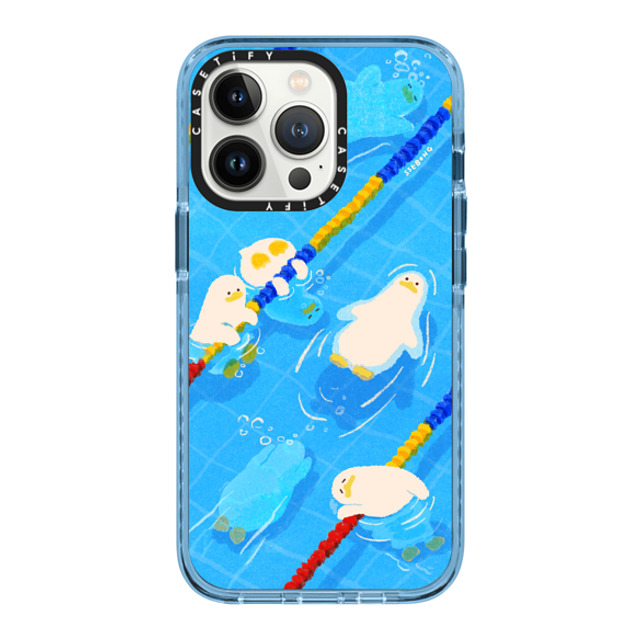 SSEBONG x CASETiFY iPhone 13 Pro ケース Sierra Blue インパクトケース POOL time