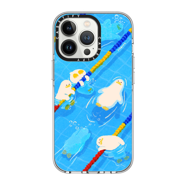 SSEBONG x CASETiFY iPhone 13 Pro Case Animal,Cartoon クリア クリア ケース MagSafe対応 POOL time Back to School SSEBONG x CASETiFY iPhone 13 Pro Case Animal,Cartoon クリア クリア ケース MagSafe対応 POOL time Back to School