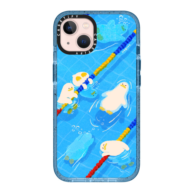 SSEBONG x CASETiFY iPhone 13 Case Animal,Cartoon ベイビーブルー Impact Case MagSafe Compatible POOL time Mother's Day SSEBONG x CASETiFY iPhone 13 Case Animal,Cartoon ベイビーブルー Impact Case MagSafe Compatible POOL time Mother's Day
