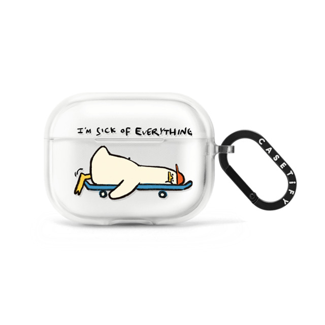 SSEBONG x CASETiFY AirPods Pro 2 フロスト インパクトケース SKATEBOARDING