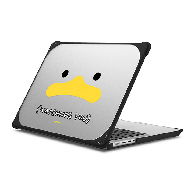 SSEBONG x CASETiFY MacBook Pro 14-inch (M1 - M4) Animal,Cartoon ブラック バウンス ケース Watching you Mother's Day SSEBONG x CASETiFY MacBook Pro 14-inch (M1 - M4) Animal,Cartoon ブラック バウンス ケース Watching you Mother's Day