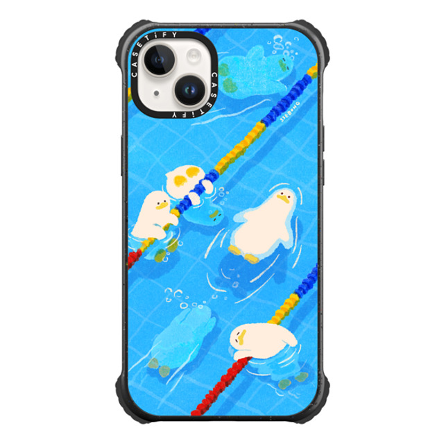 SSEBONG x CASETiFY iPhone 14 Plus Case Matte Black ウルトラ インパクトケース MagSafe 対応 POOL time SSEBONG x CASETiFY iPhone 14 Plus Case Matte Black ウルトラ インパクトケース MagSafe 対応 POOL time