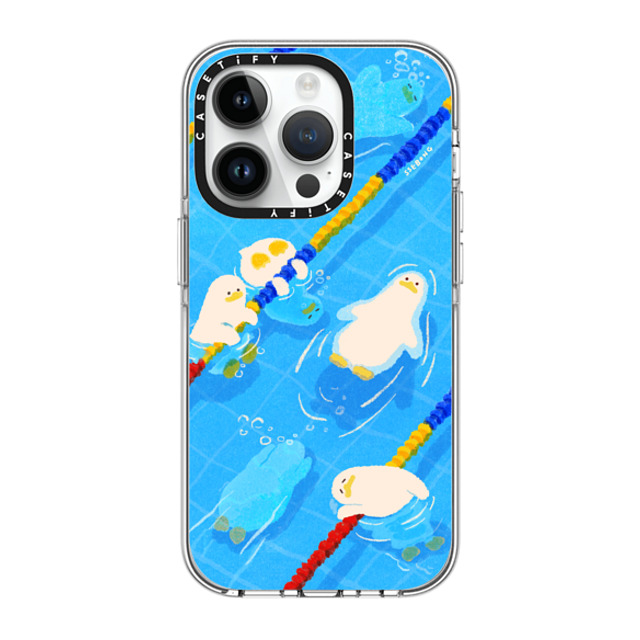 SSEBONG x CASETiFY iPhone 14 Pro Case Clear Clear Case MagSafe Compatible POOL time SSEBONG x CASETiFY iPhone 14 Pro Case Clear Clear Case MagSafe Compatible POOL time