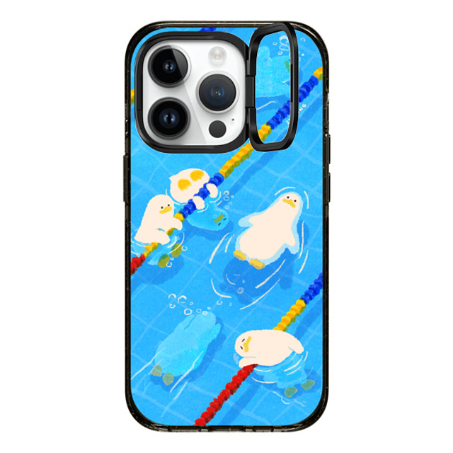 SSEBONG x CASETiFY iPhone 14 Pro Case Animal,Cartoon Black インパクトリングスタンドケース MagSafe対応 POOL time Back to School SSEBONG x CASETiFY iPhone 14 Pro Case Animal,Cartoon Black インパクトリングスタンドケース MagSafe対応 POOL time Back to School