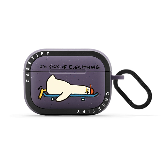 SSEBONG x CASETiFY AirPods Pro Matte Deep Purple バウンス ケース SKATEBOARDING