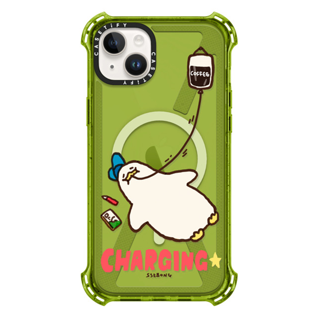 SSEBONG x CASETiFY iPhone 14 Plus ケース Animal,Cartoon Kiwi バウンスケース CHARGING- Mother's Day SSEBONG x CASETiFY iPhone 14 Plus ケース Animal,Cartoon Kiwi バウンスケース CHARGING- Mother's Day
