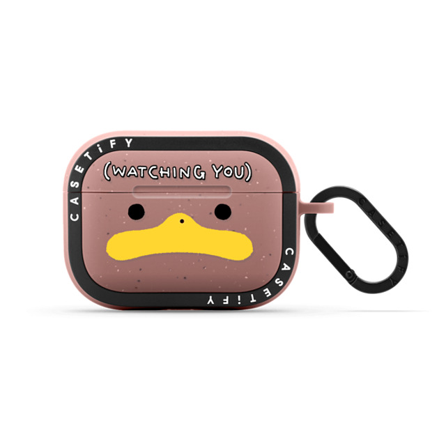 SSEBONG x CASETiFY AirPods Pro 2 Animal,Cartoon Matte Dusty Rose バウンス ケース Watching you Back to School SSEBONG x CASETiFY AirPods Pro 2 Animal,Cartoon Matte Dusty Rose バウンス ケース Watching you Back to School