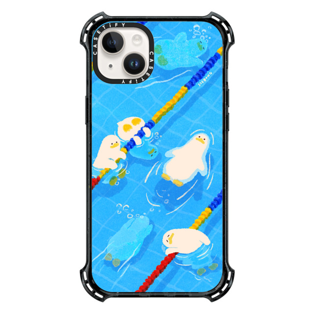 SSEBONG x CASETiFY iPhone 14 Plus Case Black バウンスケース POOL time SSEBONG x CASETiFY iPhone 14 Plus Case Black バウンスケース POOL time