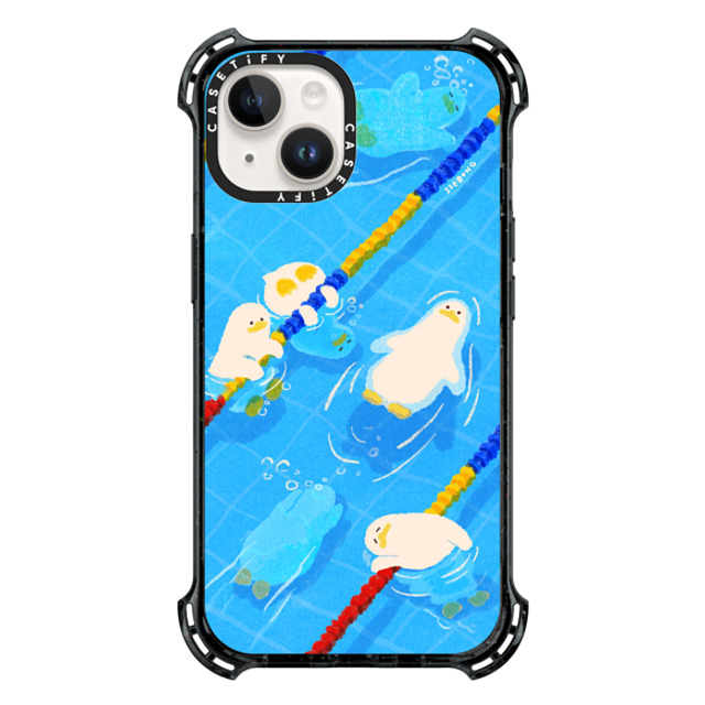 SSEBONG x CASETiFY iPhone 14 Case Black バウンスケース POOL time SSEBONG x CASETiFY iPhone 14 Case Black バウンスケース POOL time