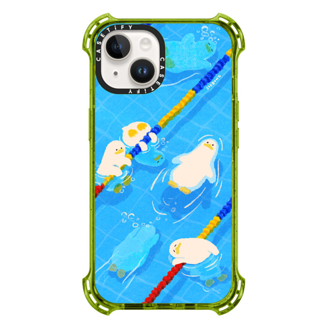SSEBONG x CASETiFY iPhone 14 Case Kiwi バウンスケース POOL time SSEBONG x CASETiFY iPhone 14 Case Kiwi バウンスケース POOL time