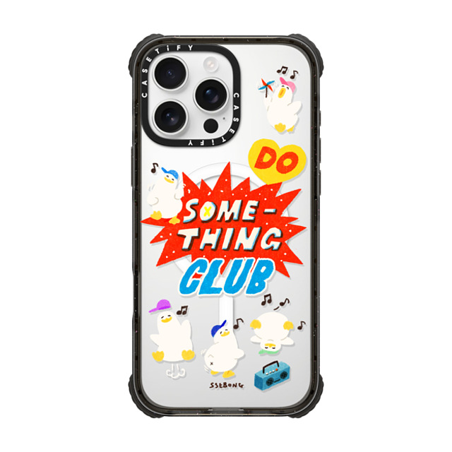 SSEBONG x CASETiFY iPhone 16 Pro Max Case Animal,Cartoon Black ウルトラ インパクトケース MagSafe 対応 Do something club Father's Day SSEBONG x CASETiFY iPhone 16 Pro Max Case Animal,Cartoon Black ウルトラ インパクトケース MagSafe 対応 Do something club Father's Day