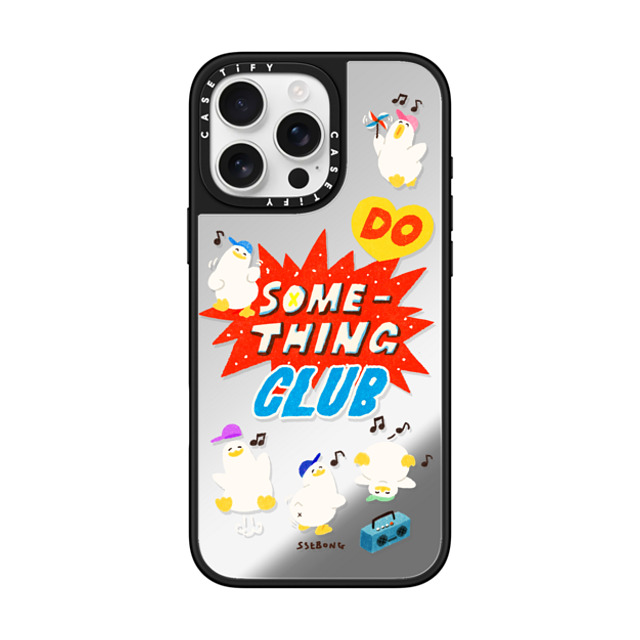 SSEBONG x CASETiFY iPhone 16 Pro Max Case Animal,Cartoon Silver on Black ミラーケース MagSafe対応 Do something club Father's Day SSEBONG x CASETiFY iPhone 16 Pro Max Case Animal,Cartoon Silver on Black ミラーケース MagSafe対応 Do something club Father's Day